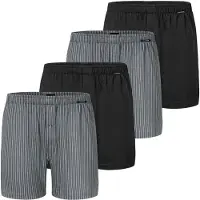 Schiesser Boksershorts sort