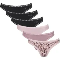 Sloggi String brun / lilla / lysviolet / sort