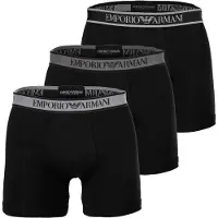 Emporio Armani Boksershorts grå / sort