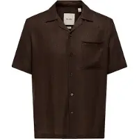 Only & Sons Skjorte 'ONSLaurence' mørkebrun