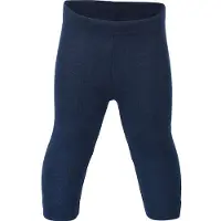 Engel Leggings - Uld/Silke - Navy - - 74/80 - Leggings - Uld