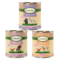 Lukullus Økonomipakke Junior 24 x 800 g - Mix II: 3 varianter