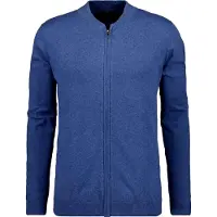 Ragman Cardigan 'Baseball' blå