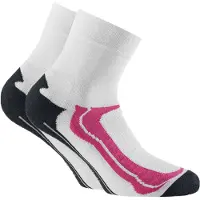 Rohner Socks Sportssokker pink / sort / hvid