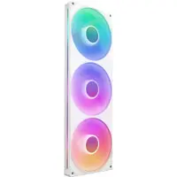 NZXT F420RGB Core (single frame 420mm fan) - Hvid - Kabinet køler - Hvid med RGB LED lys - 34 dBA