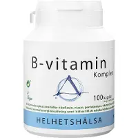 Helhetshälsa B-vitamin Kompleks, 100 kapsler