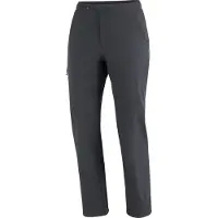 Salomon - Vandretøj dame - Wayfarer Pants 2.0 W Deep Black til UnisexSoftshell - Størrelse L - Sort