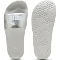 Puma Leadcat 2.0 Metallic Whisper Sandals Women, Shoes, Silver/White/Feather Gray, 35.5