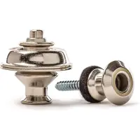Dunlop SLS1031N Straplok Strap Button with Strap Locks Nickel