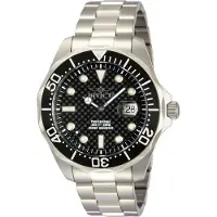 Invicta Herreur 12562 Pro Diver Sort/Stål Ø47 mm