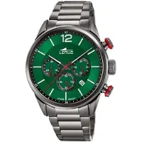 Lotus Herreur 18686/4 Classic Grøn/Stål Ø43 mm