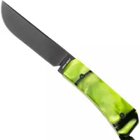 Jack Wolf Knives Jack Wolf Pioneer FIXedc PIONE-FX-01-KIR-TOX-GRN, DLC S90V, Kirinite Toxic Green, fixed knife