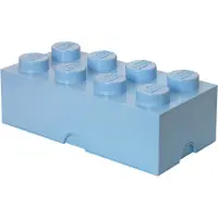 LEGO Storage Brick 8 - Opbevaringsboks - lys royal blå