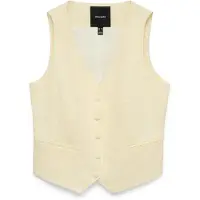 Vero Moda Jakkesætsvest gul / hvid