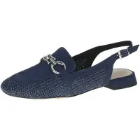 Caprice Ballerina, blue, made of Leather and synthetic with Trapeze heel, Size 40