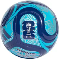 Adidas Fodbold Trionda Club VM 2026 - Navy/Sølv, størrelse Ball SZ. 5