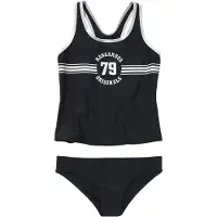 Kangaroos Bikini sort / hvid