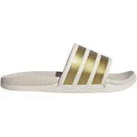 Adidas Pantoletter 'Adilette Comfort 2.0' guld / hvid