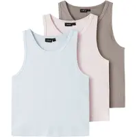 LMTD Overdel pastelblå / brun / pastelpink