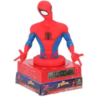 Kids Euroswan Spider-man Forundring Lampe Med Alarmur