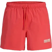 Jack & Jones Badeshorts 'JPSTMAUI SUNRISE' beige / koral