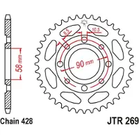 Jt Jtr 269-34 Bagtandhjul