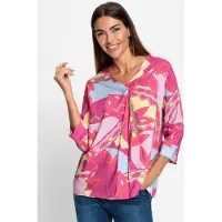 HEINE Bluse pastelblå / pastelgul / pitaya