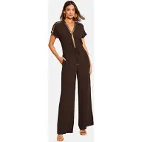 Love & roses Jumpsuit choko / guld