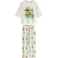 Next Pyjamas lysegrøn / blandingsfarvet