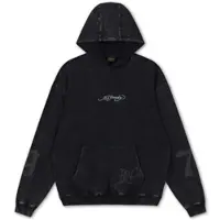 Ed Hardy Sweatshirt 'Flaming Tiger' grå / antracit