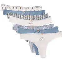 Women´secret String lyseblå / gul / grøn / hvid