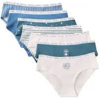 Women´secret Slip blå / mørkegrøn / hvid
