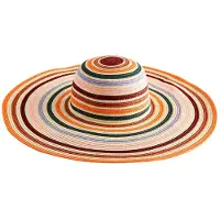 Next Hat beige / blå / orange