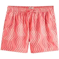 Next Badeshorts lysebeige / hindbær / mørk pink