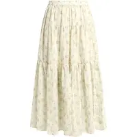 Lollys Laundry Nederdel 'SunsetLL' creme / pastelblå / gul