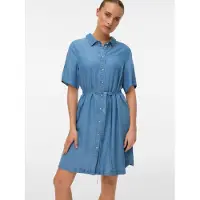 Vero Moda Blusekjole 'VMBree' blå