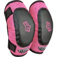 FOX Racing Peewee Titan Motocross Elbow Guard Black/Pink M/L