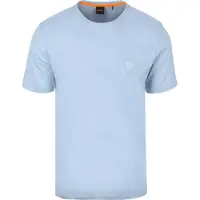 BOSS BOSStil mænd. 50508584 Tales T-shirt lyseblå (M), Casual, Bomuld, Korte ærmer