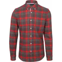 New zealand auckland NZA Skjorte Leon Flannel Antracit Grå ørkegrå åle