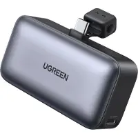 UGREEN powerbank 5000 mAh / bærbar oplader med USB-C-stik / 20 W nødoplader med digitalt display