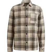 Cast iron overshirt ternet – grøn Beige Grøn åle