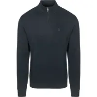 Lyle & Scott Pullover med halv lynlås i Tone Blå Mørkeblå måle