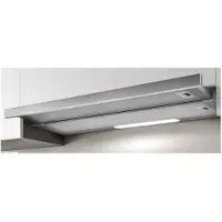 Elica Elite 14 LUX GRIX/A/90 - Hætte - teleskopisk - bredde: 89.8 cm - dybde: 28 cm - udtrækning og recirkulation (-) - rustfrit stål/sølv