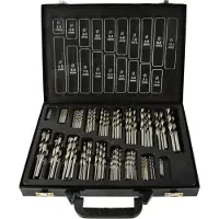 GEKO Boretsæt HSS cylindrisk 1,0–10,0 mm (sæt)