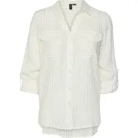 Vero Moda Bluse 'VMBUMPY' guld / hvid