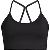 Casall Sleek Strappy Sports Bra, Black