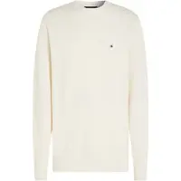 Tommy Hilfiger Struktur Pullover Off White Off-white Hvid måle