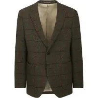 Steppin' Out blazer i Harris Tweed, mørkegrøn Grøn Mørkegrøn måle