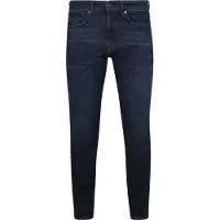 BOSS Tapered-fit jeans i klarblå denim med stræk