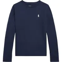 Ralph Lauren Polo Ralph Laurentil piger. 313841122029 Langærmet mairno jersey t-shirt ((M) 8/9años= 136/142cm), Casual, Bomuld, Lange ærmer, Blå, børnetø